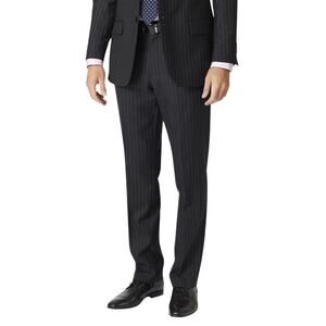 JC Penney Men's Black Pinstripe Classic Fit Dress Pants Size 36x32